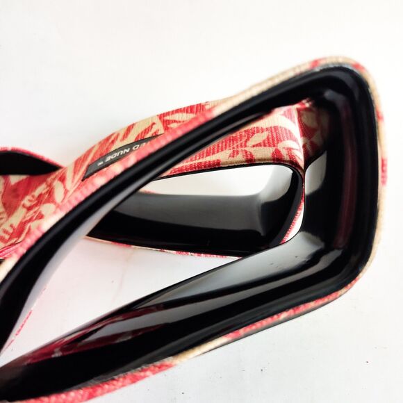 United Nude Mobius Slides Wedge Sandals Red Cream Tropical Print Size 37 / 6.5 - Picture 8 of 12